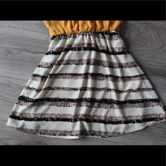 MUSTARD TOP DRESS - Picture 3 of 8